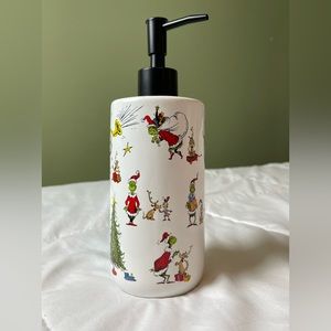 Dr. Seuss The Grinch Christmas 65th Anniversary Soap Dispenser NEW